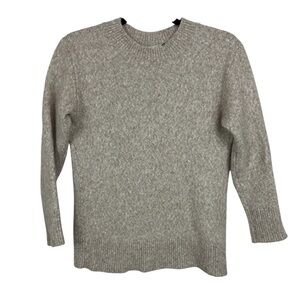 Vince oatmeal-colored sweater alpaca wool silk blend size Small